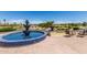 Elegant fountain overlooking the golf course at 13846 W Figueroa Dr, Sun City West, AZ 85375