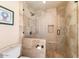 Walk-in shower with neutral tile and glass enclosure at 3181 E Berridge Ln, Phoenix, AZ 85016