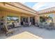 Covered patio with seating area, perfect for outdoor dining at 18364 N Diamond Dr, Surprise, AZ 85374