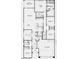 Four bedroom, three bathroom house floor plan at 25118 N 171St Ln, Surprise, AZ 85387
