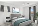 Bedroom with a queen bed and gray color scheme at 6412 N 17Th Pl, Phoenix, AZ 85016