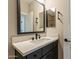 Bathroom with single vanity and quartz countertop at 243 E Citrus Hollow Way, Queen Creek, AZ 85140