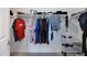 Well-organized walk-in closet with ample hanging and shelving space at 10763 W Beatrice St, Avondale, AZ 85323