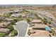 Aerial view of community with upscale homes and resort-style amenities at 18226 W Desert Willow Dr, Goodyear, AZ 85338
