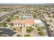 Elegant community center with large windows and courtyard at 18226 W Desert Willow Dr, Goodyear, AZ 85338