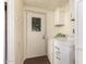 Laundry room with washer, dryer, and stained glass door at 11596 W Sierra Dawn Blvd # 157, Surprise, AZ 85378