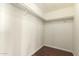 Large closet with shelving and hanging rods at 11596 W Sierra Dawn Blvd # 157, Surprise, AZ 85378