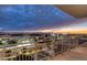 Evening city skyline view from private balcony at 2211 E Camelback Rd # 505, Phoenix, AZ 85016