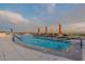 Stunning rooftop pool with city views at sunset at 2211 E Camelback Rd # 505, Phoenix, AZ 85016