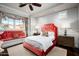 Charming bedroom with built-in window seat and a comfortable bed at 9848 E Parkside Ln, Scottsdale, AZ 85255