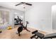 Exercise room with stationary bike and weight bench at 3702 W Riordan Ranch Rd, Phoenix, AZ 85083