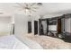Main bedroom with large closet and entertainment center at 3702 W Riordan Ranch Rd, Phoenix, AZ 85083
