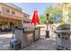 Built-in outdoor grill and additional grill at 3702 W Riordan Ranch Rd, Phoenix, AZ 85083