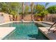 Relaxing pool area with palm trees and landscaping at 3702 W Riordan Ranch Rd, Phoenix, AZ 85083