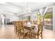 Large dining area with a spacious table and access to the backyard at 3702 W Riordan Ranch Rd, Phoenix, AZ 85083
