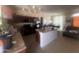 Modern kitchen with granite countertops and island at 2450 W Glenrosa Ave # 12, Phoenix, AZ 85015