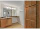 Clean bathroom with granite vanity and updated fixtures at 5995 N 78Th St # 1108, Scottsdale, AZ 85250