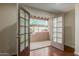 Private patio accessible through French doors at 5995 N 78Th St # 1108, Scottsdale, AZ 85250