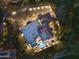 Bird's-eye view of house, pool, and landscape at 10793 E La Junta Rd, Scottsdale, AZ 85255