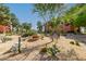 Landscaped courtyard with cacti, gravel, and desert plants at 12212 N Paradise Village S Pkwy # 451, Phoenix, AZ 85032