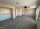 Spacious bedroom with ceiling fan and large closet at 2158 N Yale --, Mesa, AZ 85213