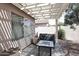 Covered patio with pergola, fire pit and seating at 3771 E Hazeltine Way, Chandler, AZ 85249