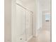 Clean walk-in shower with glass enclosure at 37517 W San Clemente St, Maricopa, AZ 85138