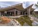 Modern home with a reflecting pond and walkway at 21423 S 147Th St, Gilbert, AZ 85298