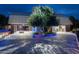 Night view of go-kart track with LED lighting at 21423 S 147Th St, Gilbert, AZ 85298