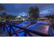 Elevated view of go-kart track at night at 21423 S 147Th St, Gilbert, AZ 85298