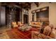 Open living area with hardwood floors and rustic decor at 21423 S 147Th St, Gilbert, AZ 85298