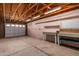 Spacious garage with workshop area and ample storage at 6034 E Hillview St, Mesa, AZ 85205