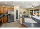 Spacious kitchen with ample counter space and island at 22303 N Montecito Ave, Sun City West, AZ 85375