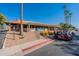 Community clubhouse with golf cart parking at 4622 E Flower Ave, Mesa, AZ 85206