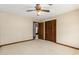 Bedroom with closet and access to another room at 1218 W Mountain View Dr, Mesa, AZ 85201