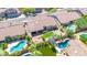 Aerial view showcasing home, pool, and surrounding neighborhood at 1946 E Everett Dr, Phoenix, AZ 85022