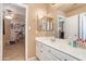 Bathroom with vanity, sink, and shower at 753 E Mountain Sky Ave, Phoenix, AZ 85048