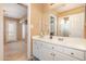 Clean bathroom with vanity and access to other rooms at 753 E Mountain Sky Ave, Phoenix, AZ 85048