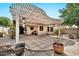 Large covered patio with pergola at 8174 W Marco Polo Rd, Peoria, AZ 85382