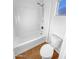 Simple bathroom with shower/tub combo and tile floor at 2199 E Gillcrest Rd, Gilbert, AZ 85298