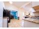 Kitchen with granite countertops and dining area view at 511 E Purdue Ave, Phoenix, AZ 85020