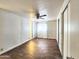 Spacious bedroom with ceiling fan and tile floors at 7300 N 51St Ave # F93, Glendale, AZ 85301