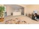 Upstairs hallway with high ceilings and neutral-toned walls at 2301 E Azalea Dr, Chandler, AZ 85286
