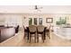 Bright dining area with large windows and a view to the backyard at 2301 E Azalea Dr, Chandler, AZ 85286