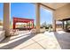 Relaxing patio with pergola, offering scenic views and outdoor space at 8170 E Golden Spur Ln, Carefree, AZ 85377