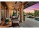 Spacious patio with comfortable seating and pool access at 36975 N Mirabel Club Dr, Scottsdale, AZ 85262