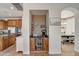 Built-in wet bar with wine cooler, coffee maker, and shelving at 3660 S Golden Eye Ln, Gold Canyon, AZ 85118