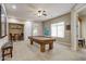 Game room features a pool table and plenty of space for entertainment at 3660 S Golden Eye Ln, Gold Canyon, AZ 85118