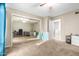 Spacious bedroom with mirrored closet and access to hallway at 1601 W Sunnyside Dr # 154, Phoenix, AZ 85029