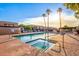 Inviting community pool with spa and lounge area at 1601 W Sunnyside Dr # 154, Phoenix, AZ 85029